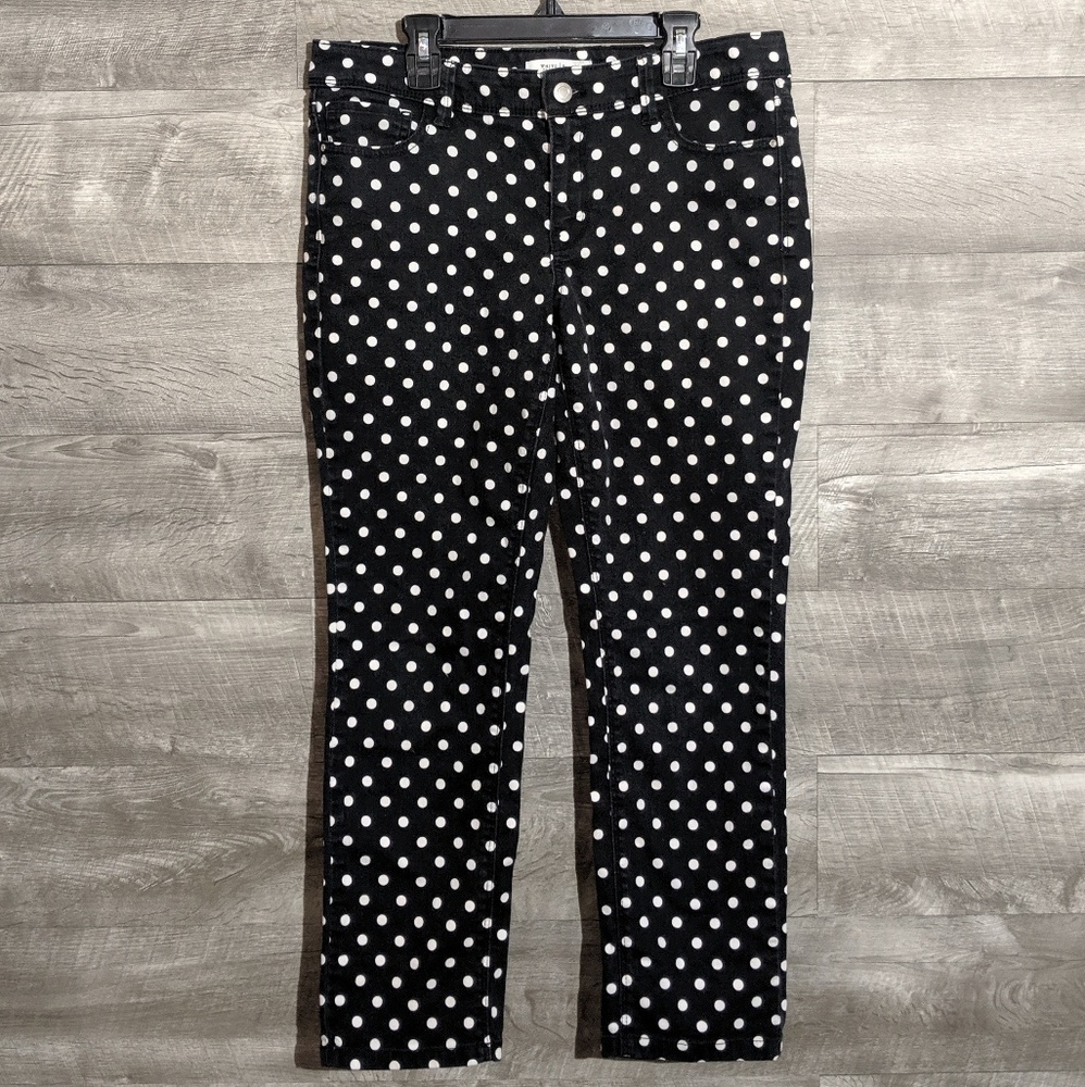 Polka Dot Ankle Jeans by WHBM